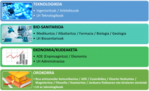 Goierri Eskolako batxilergoaren ibilbideak