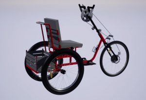 Bizikleta imagen 3D de la bicicleta para la ONG Kellesensa que fabrica Goierri Eskola