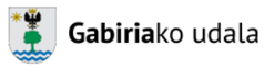 logotipo del ayuntamiento de Gabiria, patrono de Goierri Eskola