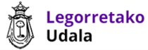 logotipo del ayuntamiento de Legorreta, patrono de Goierri Eskola