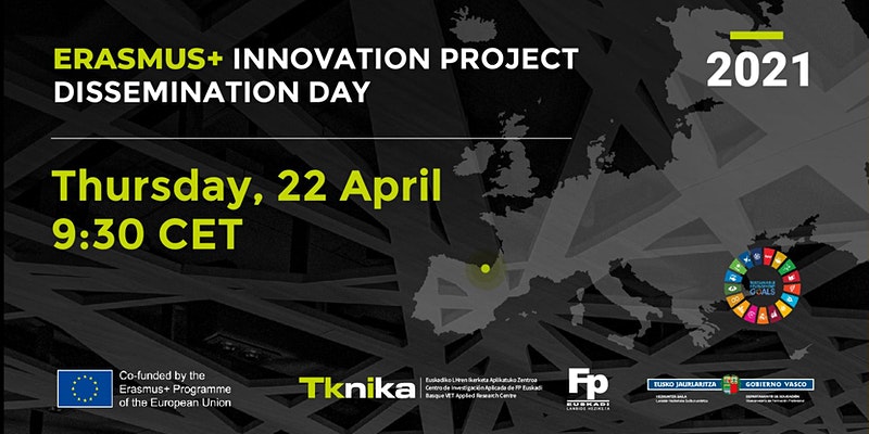 Cartel del Innovation project dissemination day en el que participa Goierri Eskola