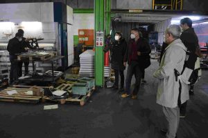 Participantes de proyecto KA2 con Goierri Eskola visitan la empresa Ikaslan Fundazioa