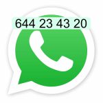 telefono whatsapp para hacer pedidos en la cafetería de Goierri Eskola