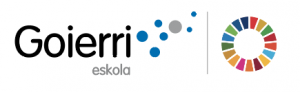 logotipo de Goierri Eskola para trabajar los objetivos de desarrollo sostenible ODS