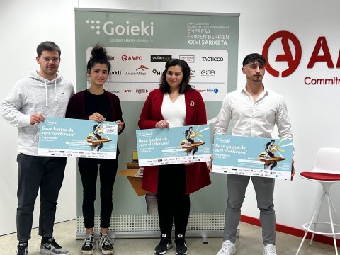 Ganadores del concurso de proyectos empresariales de Goieki