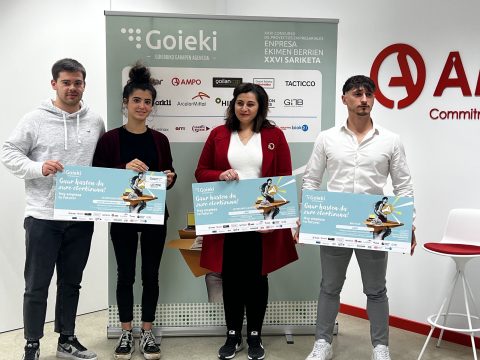 Goiekiko Enpresa ekimen berrien lehiaketan garaile